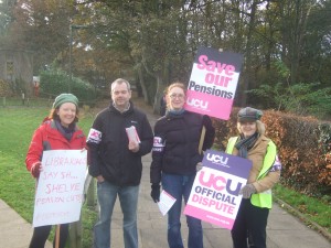 UEA UCU picket